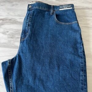 Abercrombie Curve Love Ultra High Rise Ankle Straight Jeans | 20L | Dark Wash